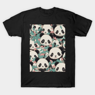 Cute panda pattern T-Shirt